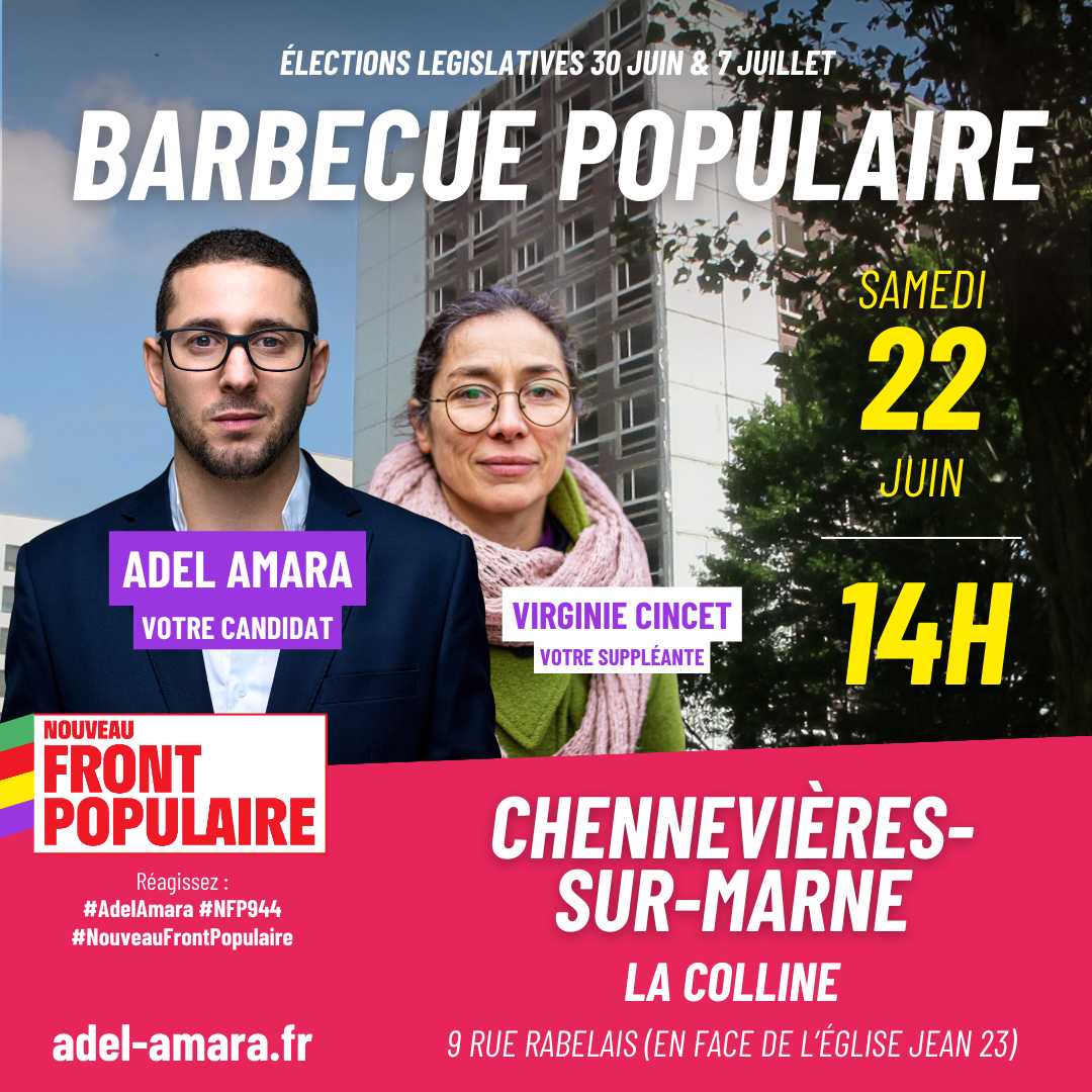 Barbecue Populaire à Chennevières-sur-Marne
