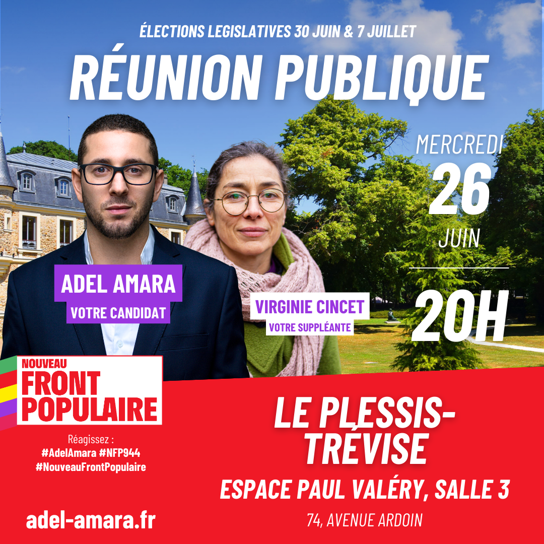 Réunion publique au Plessis-Trévise